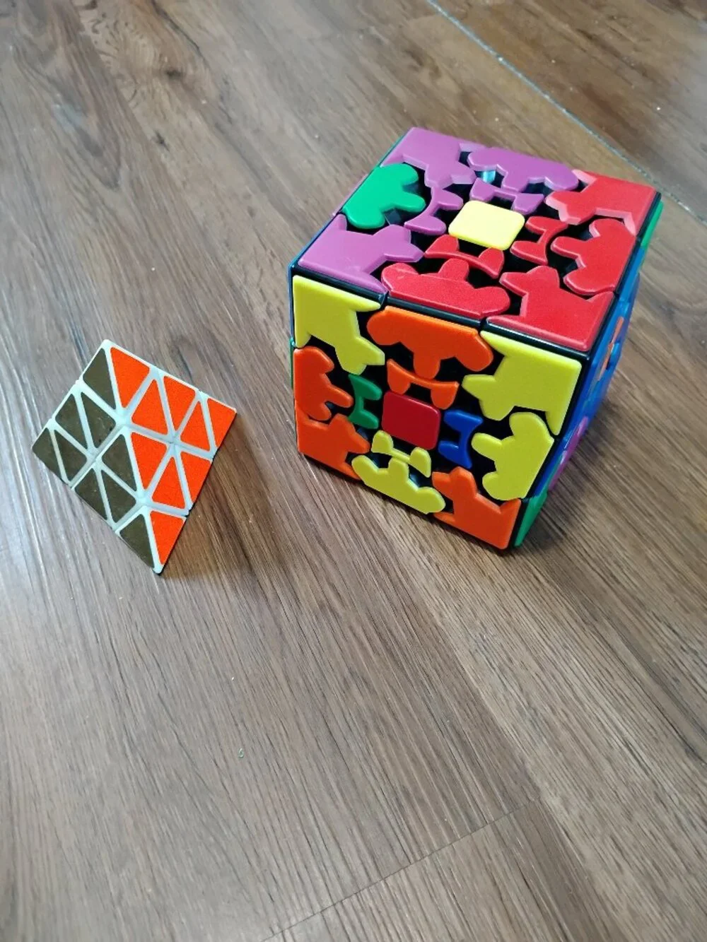 Vintage Meffert's Gear Cube XXL Skewb Diamond Rubiks Cube Lot (2)